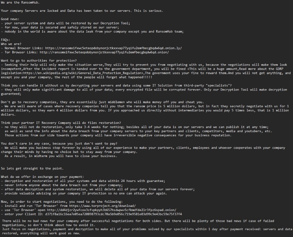 RansomHub: The New King of Ransomware? Targeted 600 Firms in 2024