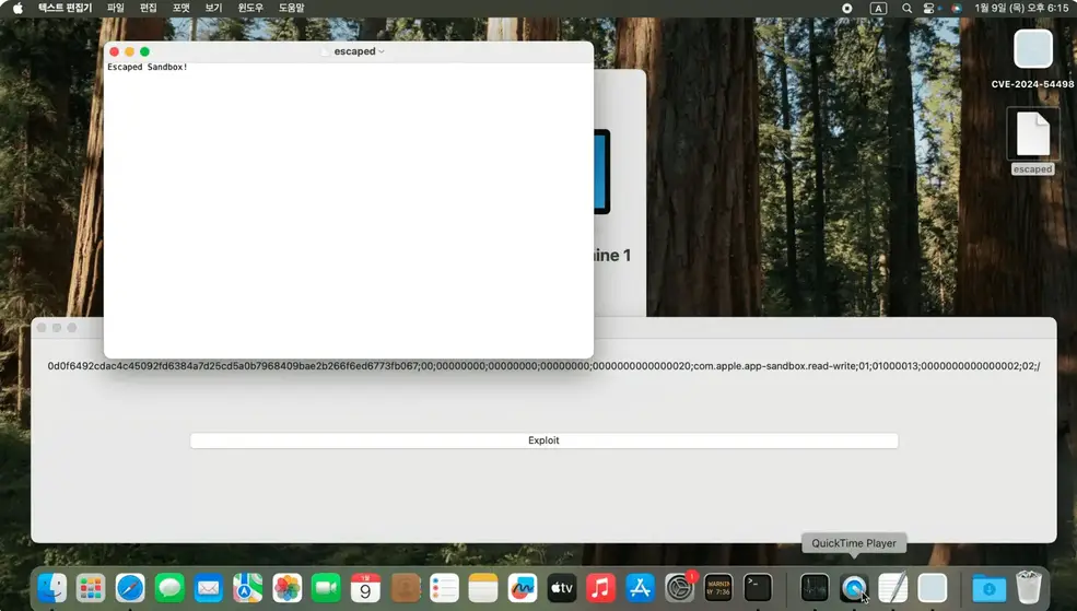 新 macOS 漏洞暴露： 针对 CVE-2024-54498 的 PoC 攻破了沙盒安全性