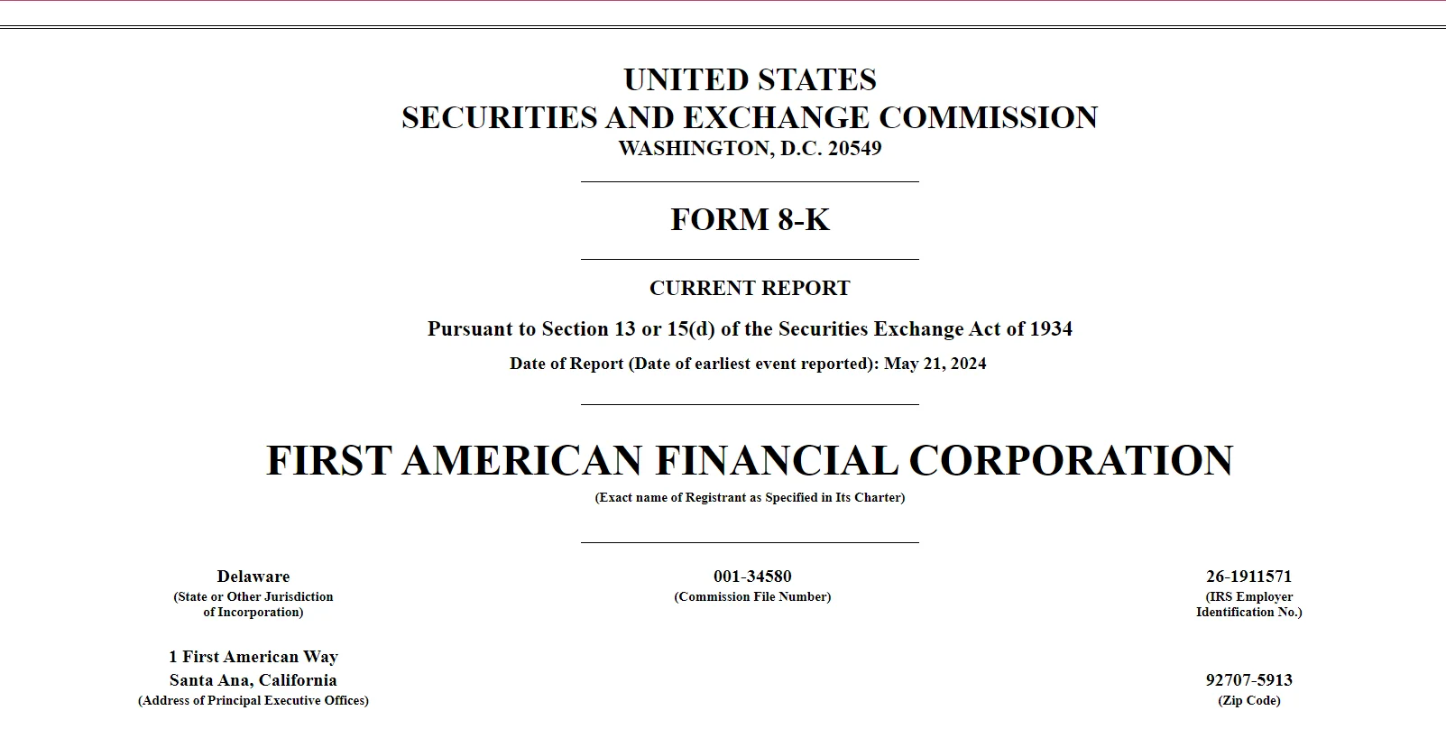 美国最大的产权保险公司之一 First American 数据泄露事件影响 44,000 名用户信息
