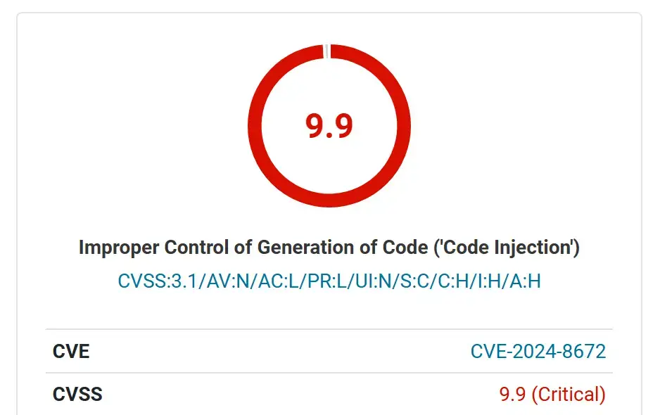 CVE-2024-8672 （CVSS 9.9）：Widget Options 插件中的严重缺陷威胁 100,000+ 个网站