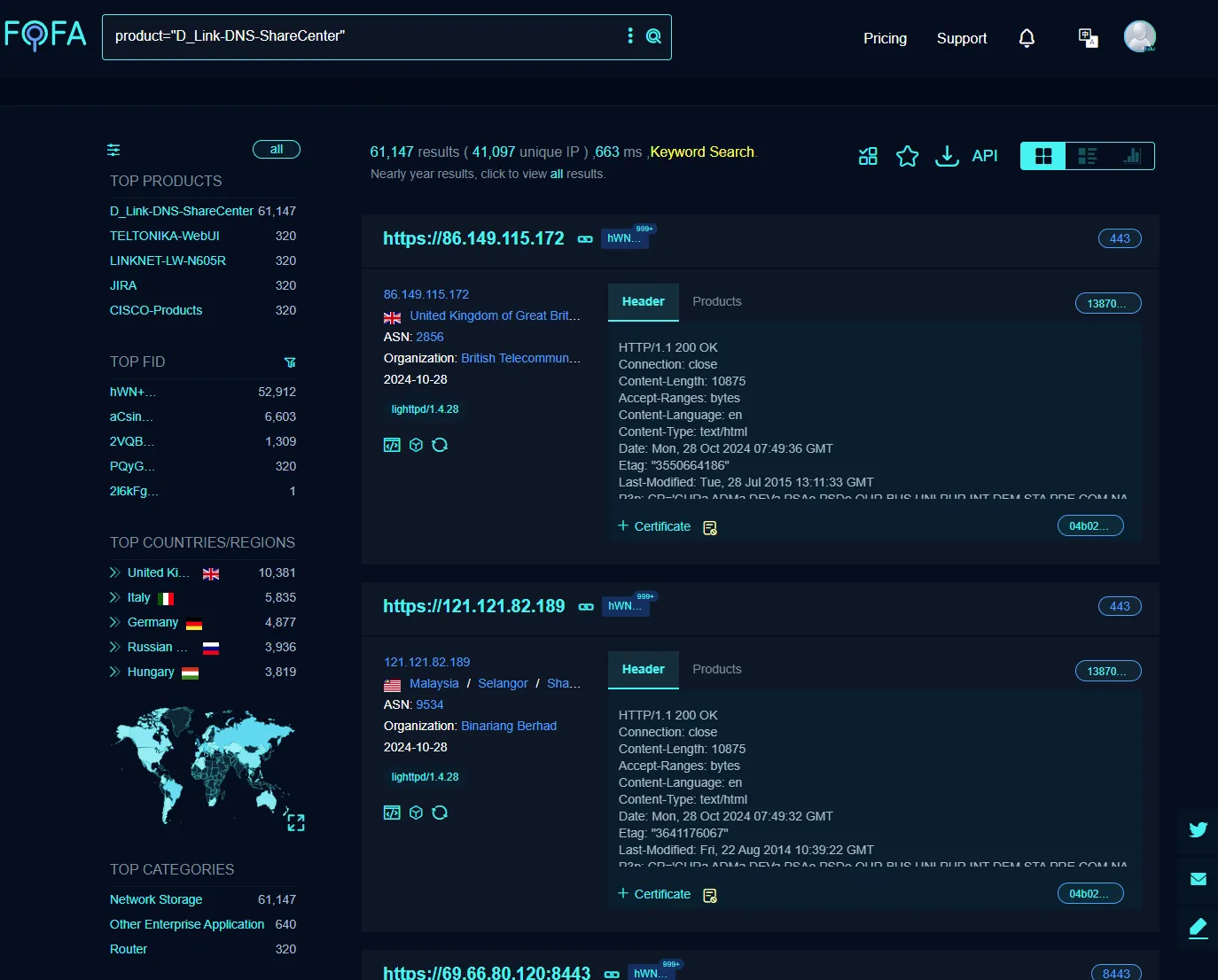 CVE-2024-10914 (CVSS 9.2)： 命令注入漏洞威胁61,000多台D-Link NAS设备