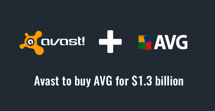 安全软件巨头Avast Software拟以13亿美元的现金收购竞争对手AVG Technologies
